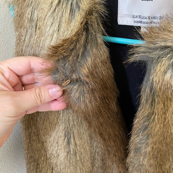 Zara Faux Fur Vest - Picture 5 of 8
